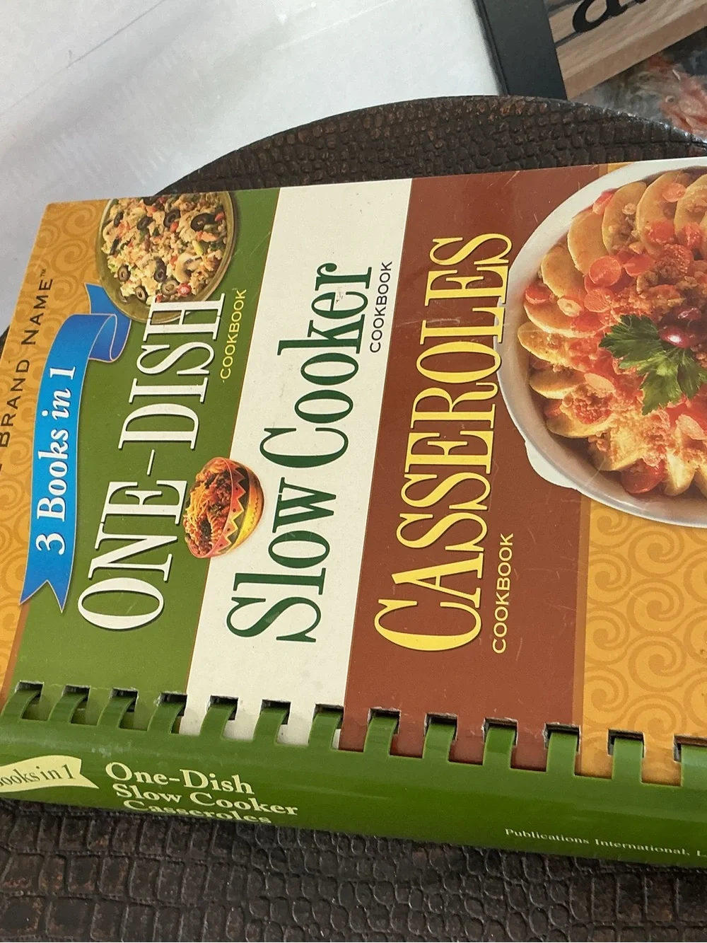 One Dish Slow Cooker Casseroles 3-in-1 Cookbook Spiral Bound 💞
